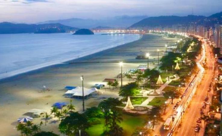 Kitinete Frente Ao Mar 1315 Daire São Vicente Dış mekan fotoğraf